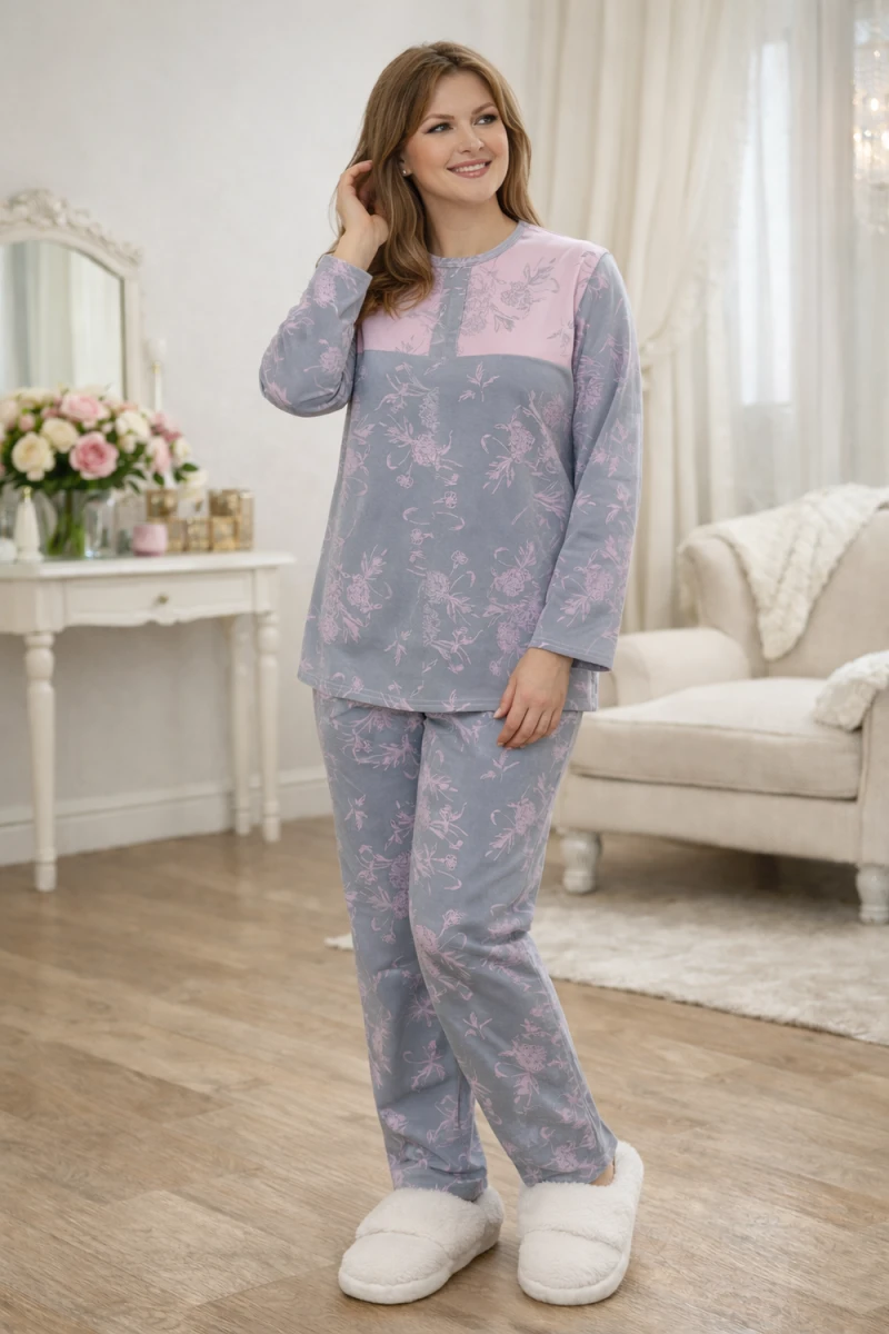 Костюм с брюками 39064 (серый)