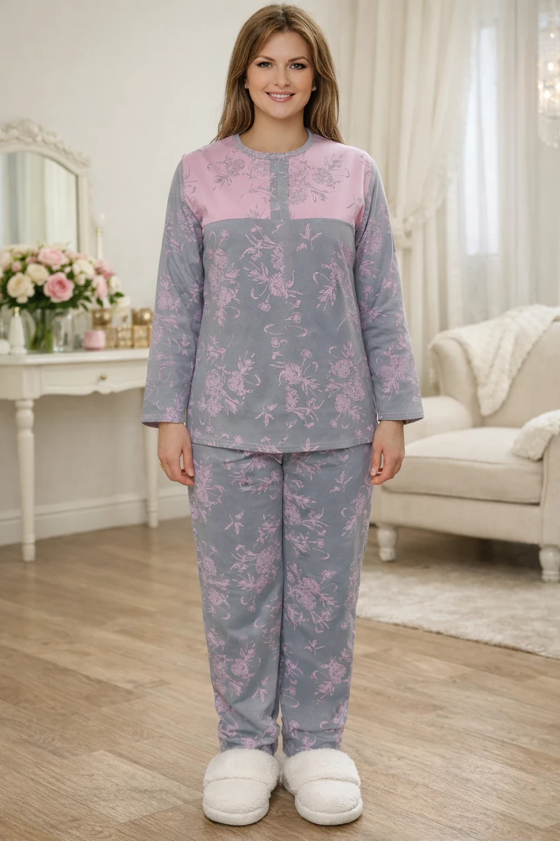 Костюм с брюками 39064 (серый)