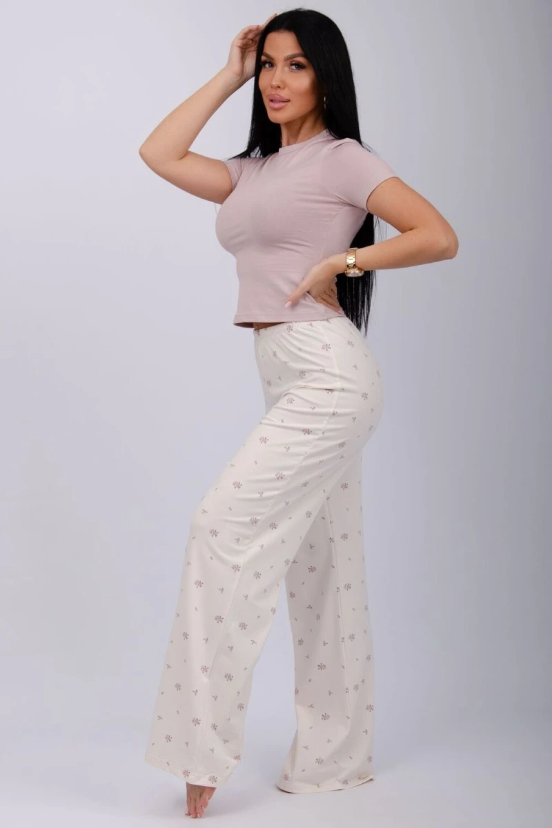 Пижама с брюками Флоранс (сухая роза)