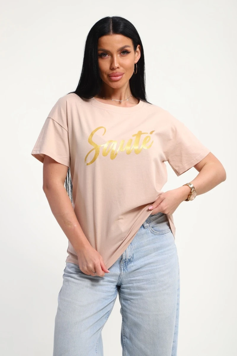 Футболка 85662 (бежевый)