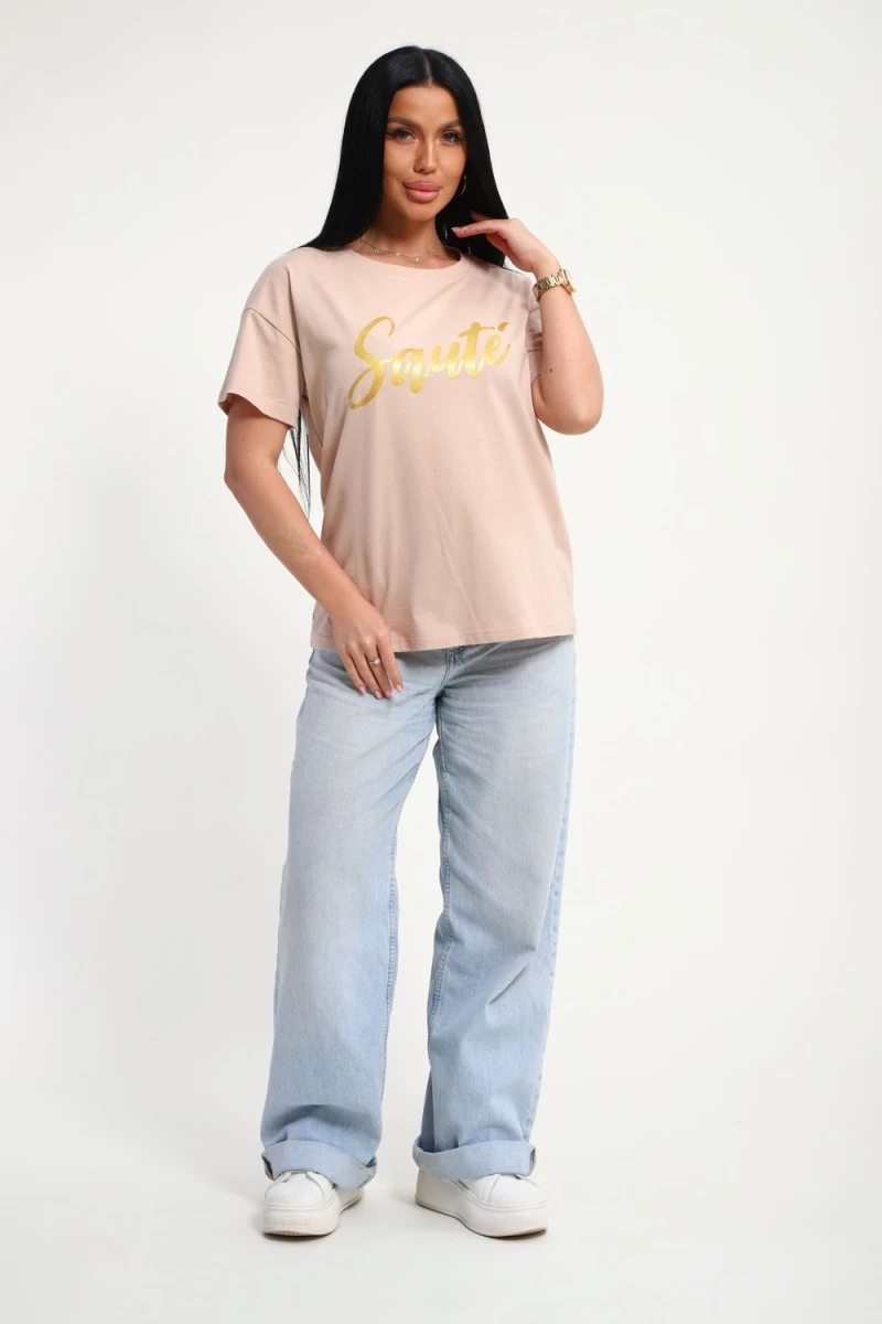 Футболка 85662 (бежевый)