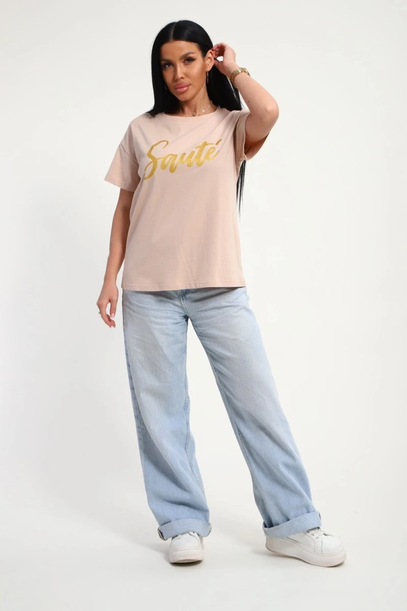 Футболка 85662 (бежевый)