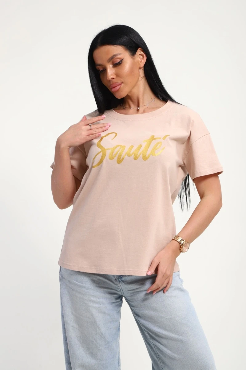 Футболка 85662 (бежевый)