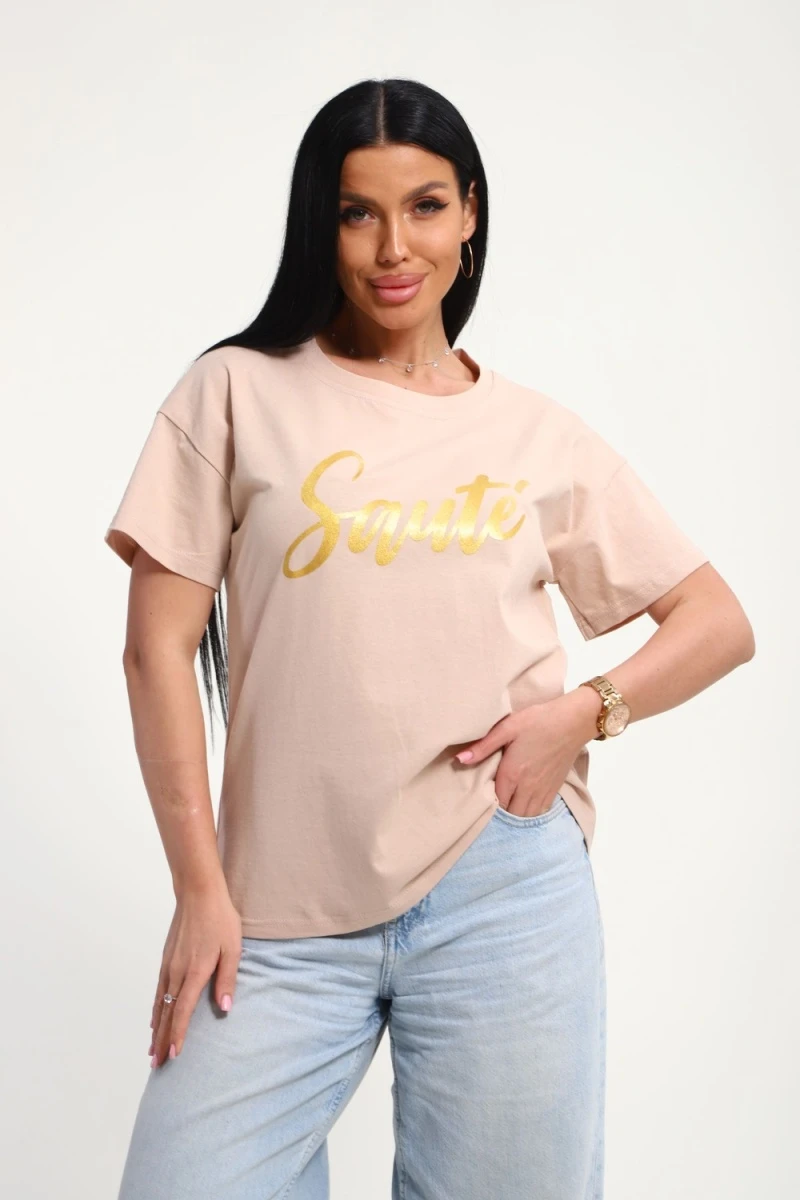 Футболка 85662 (бежевый)