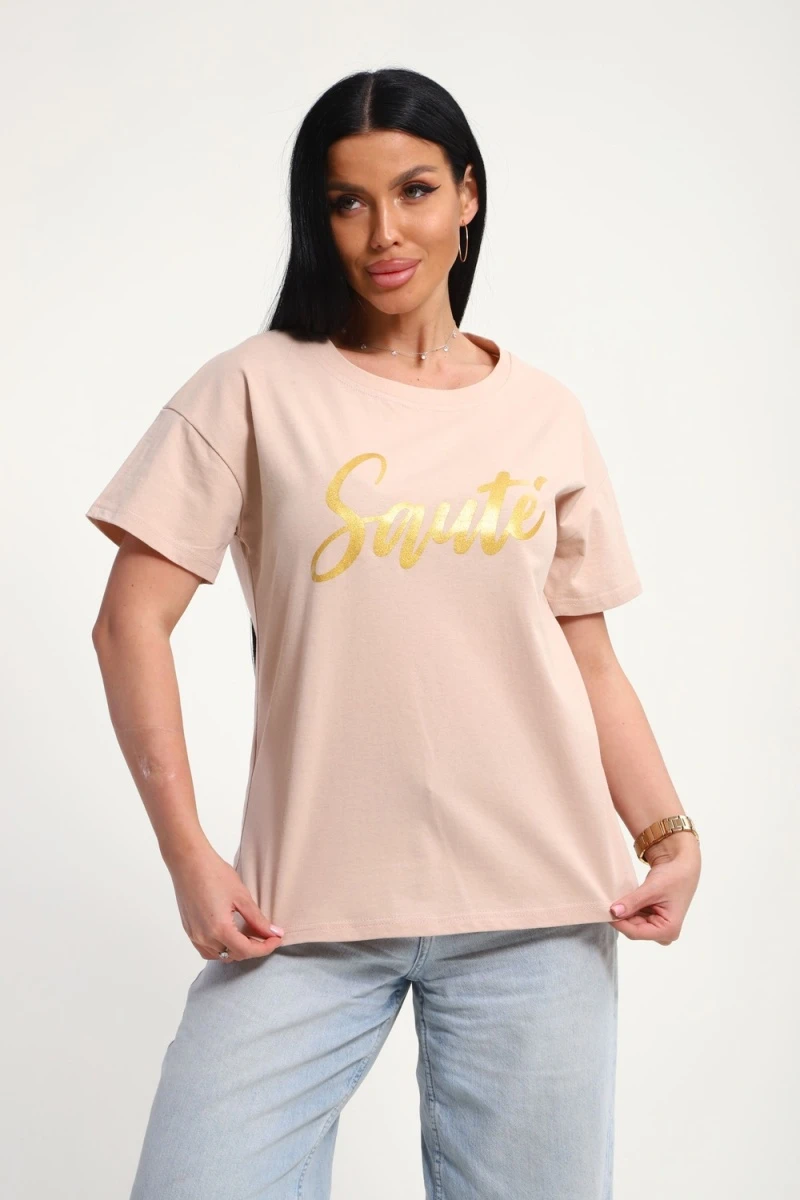 Футболка 85662 (бежевый)