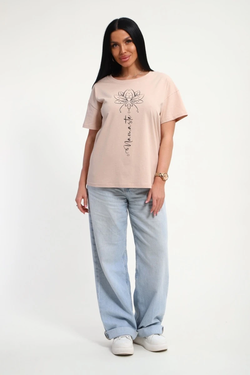 Футболка 85659 (бежевый)