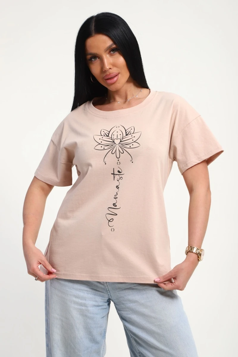 Футболка 85659 (бежевый)