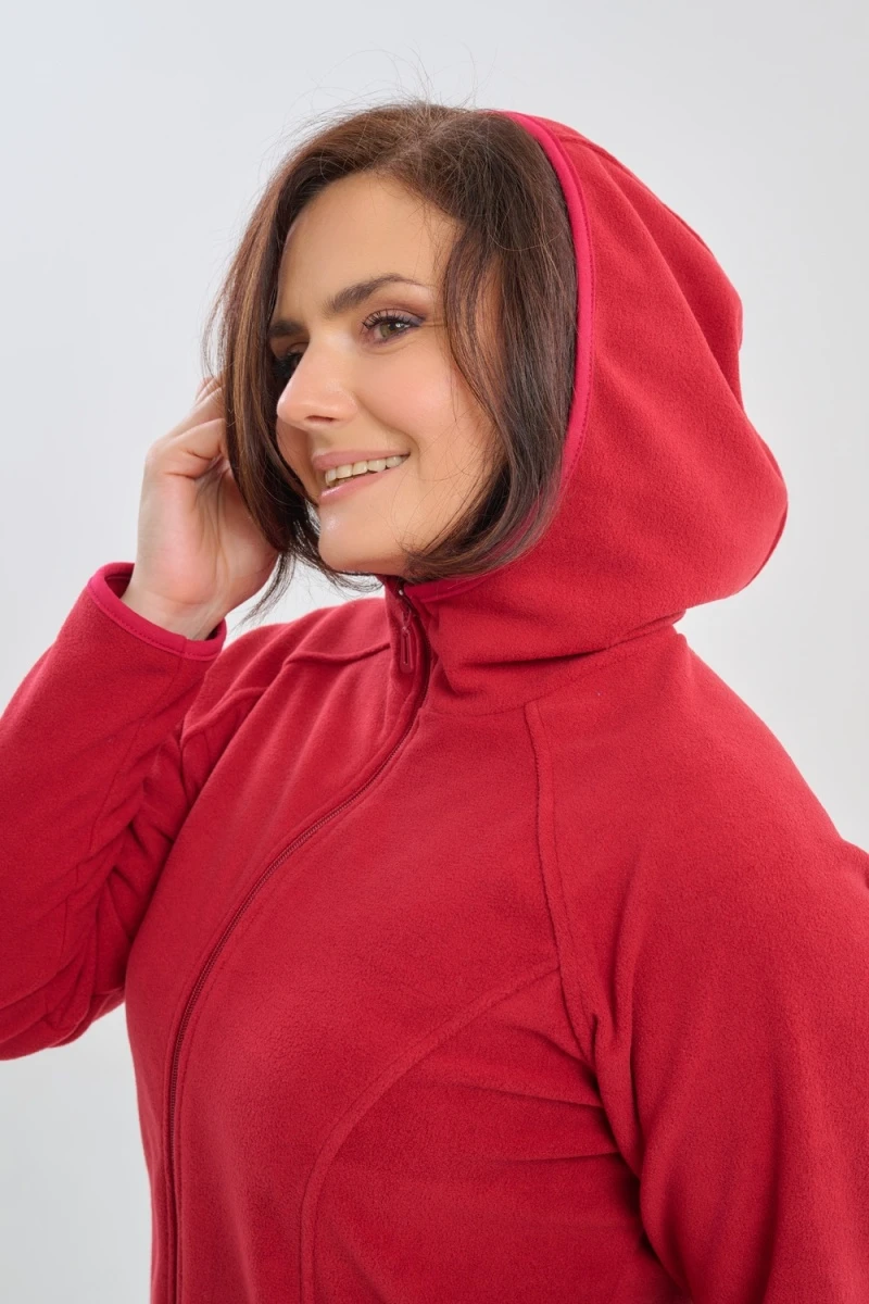 Толстовка 75011 (бордовый)