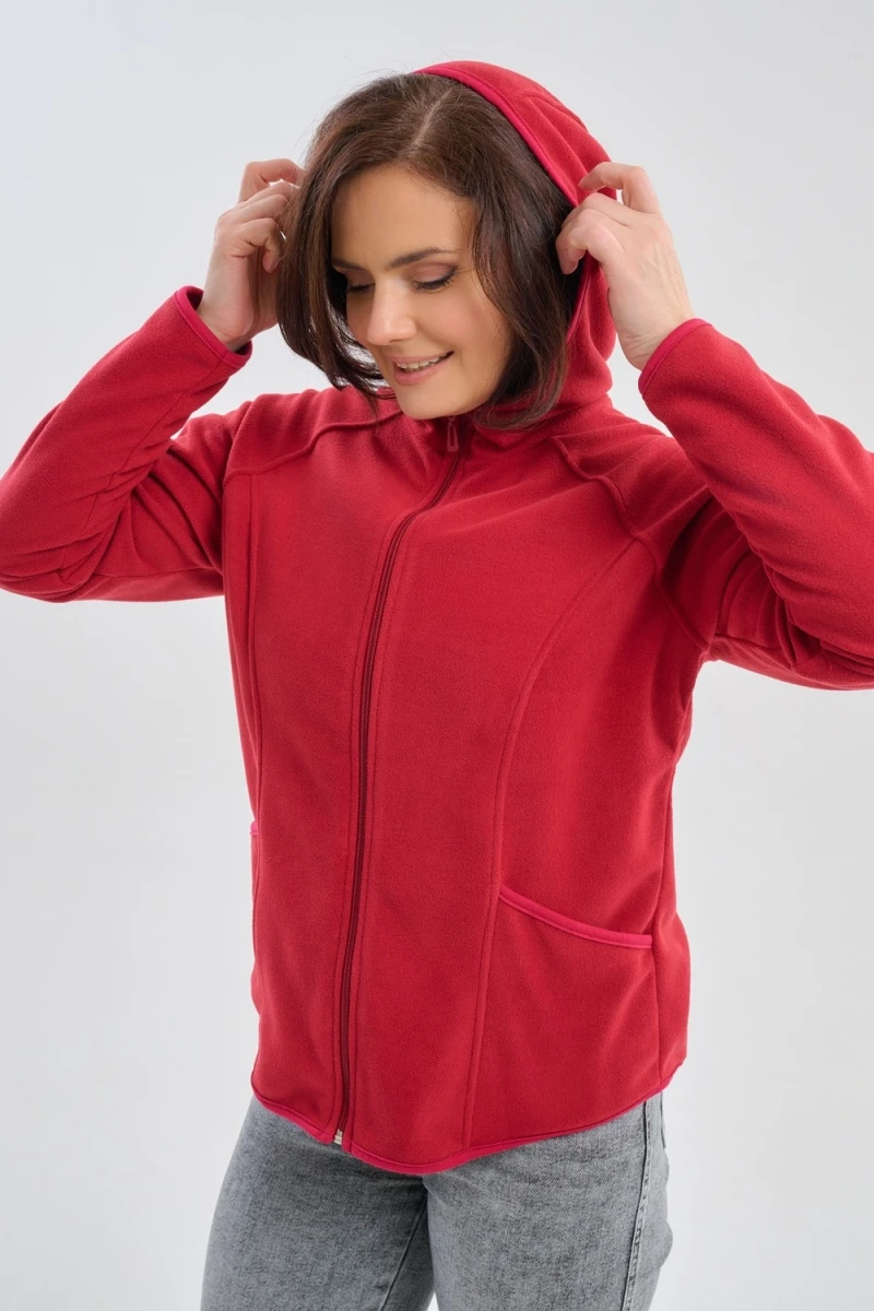 Толстовка 75011 (бордовый)