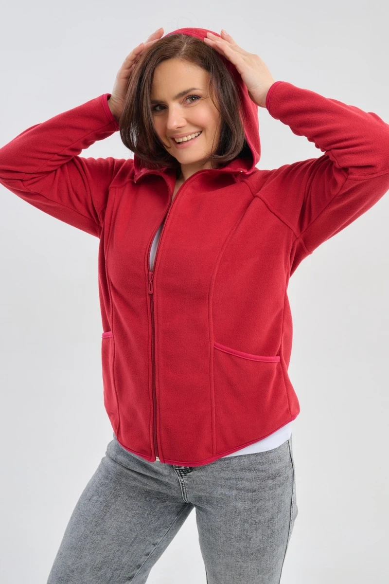 Толстовка 75011 (бордовый)