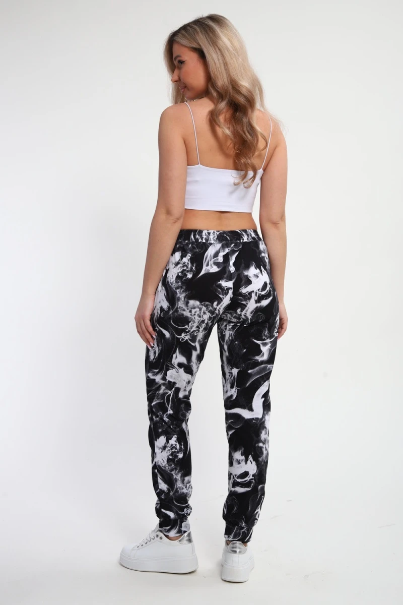 Брюки Дым Б-01 (черный/белый Дым)