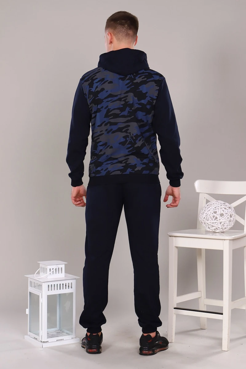 Костюм с брюками 17565 (голубой)