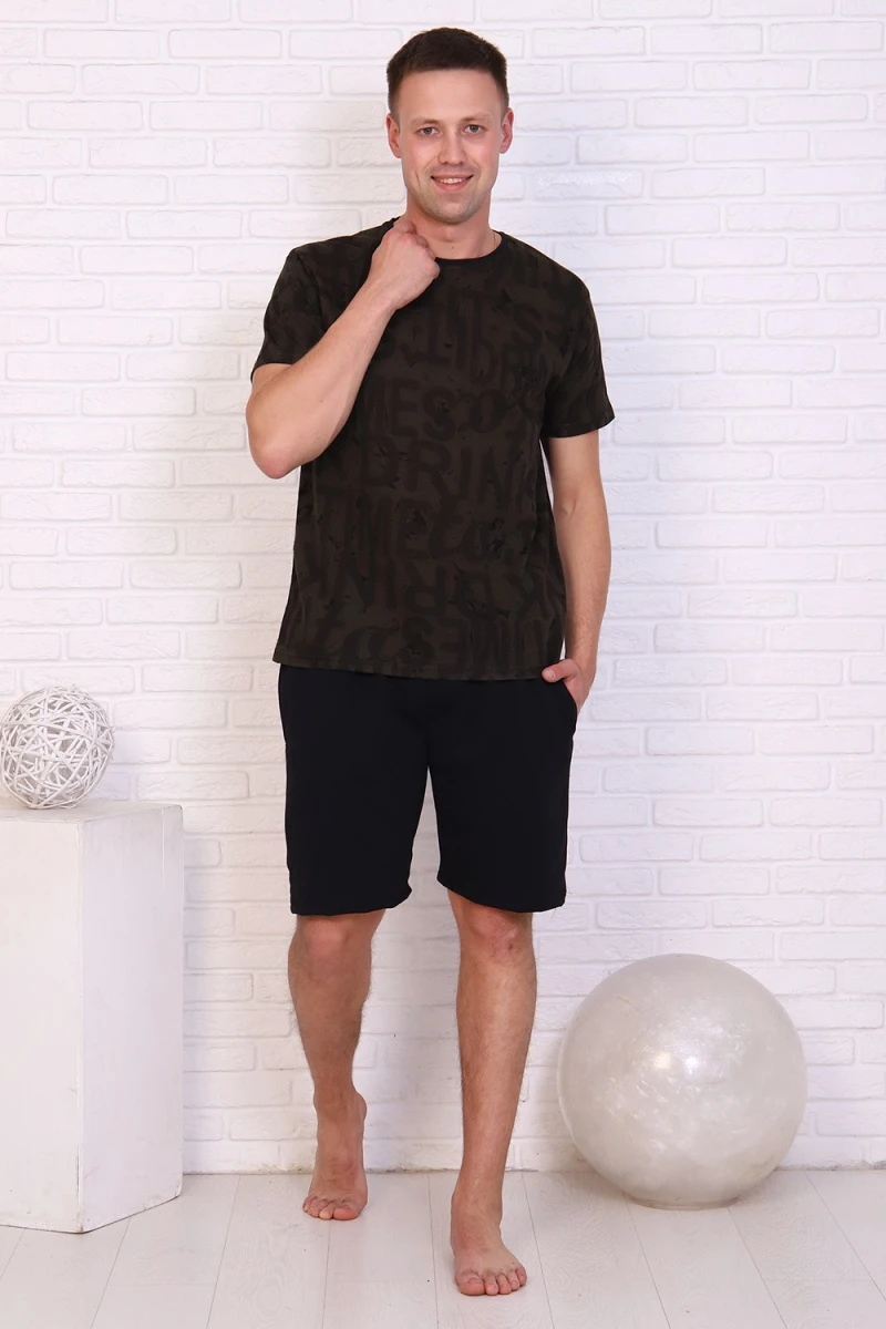 Костюм с шортами 17575 (хаки)