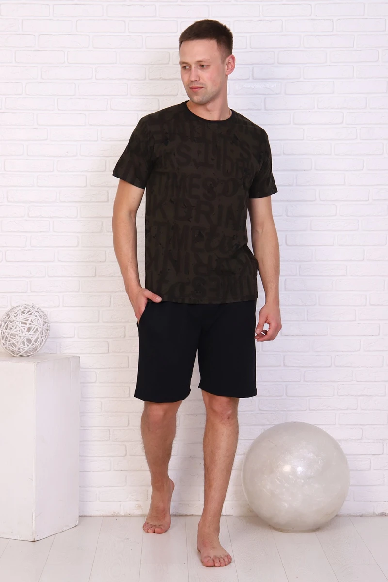 Костюм с шортами 17575 (хаки)