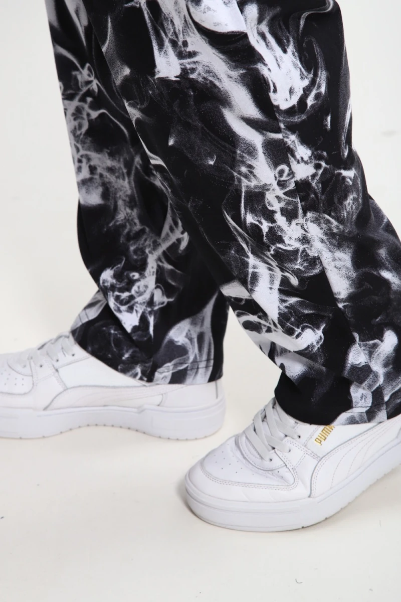 Брюки Б-02 Дым (черный/белый Дым)