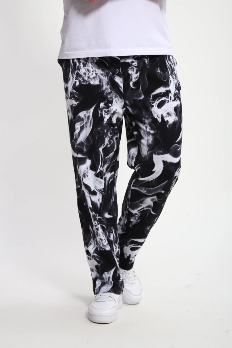 Брюки Б-02 Дым (черный/белый Дым)