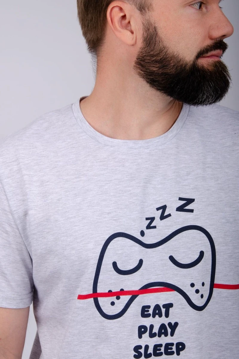 Пижама с брюками Стэнли 2 (темно-синий)