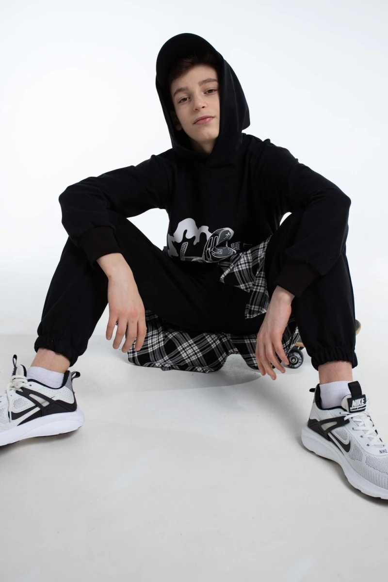 Костюм с брюками Странник 1 (черный)