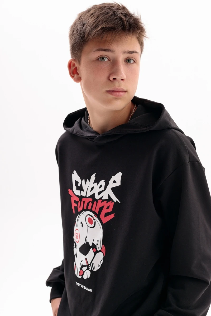 Костюм с брюками Кибер-Спорт (черный)