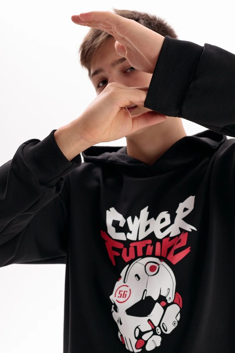 Костюм с брюками Кибер-Спорт (черный)