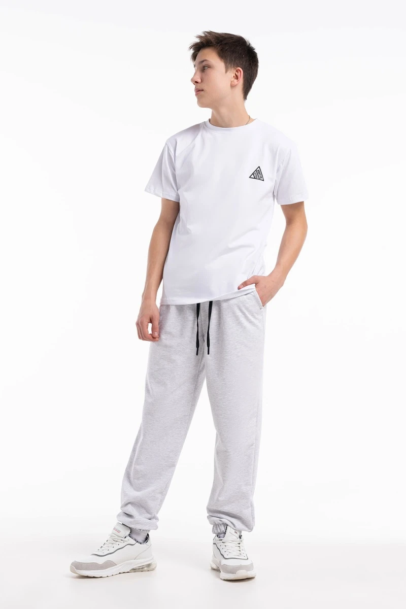 Брюки Грей 1 (светло-серый меланж)