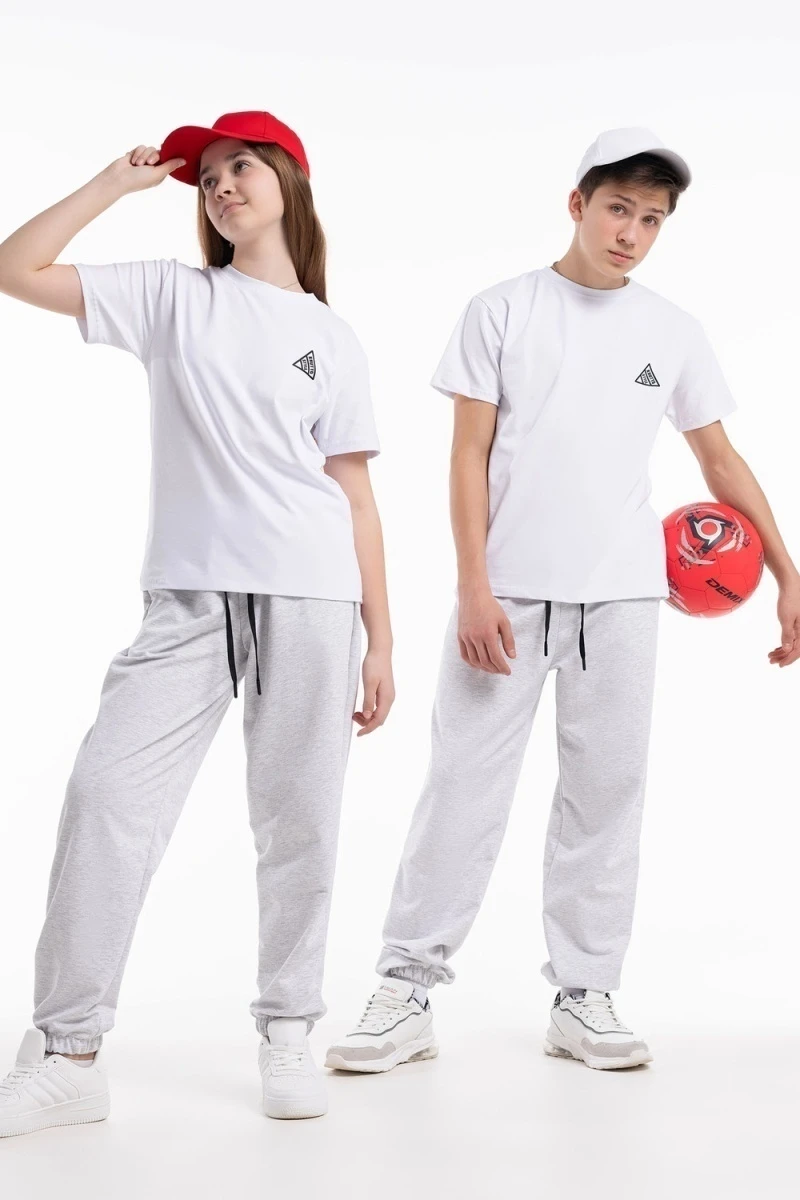 Брюки Грей 1 (светло-серый меланж)