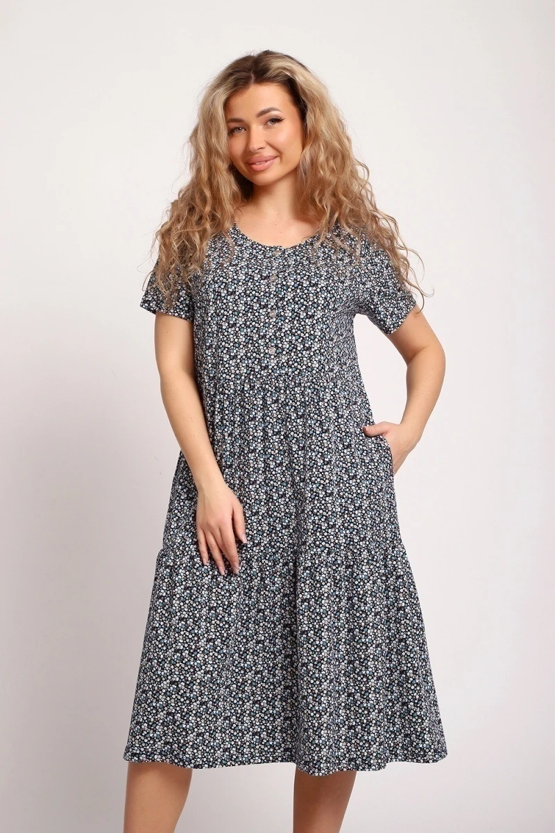 Платье 51207 (светло-зеленый/хаки)