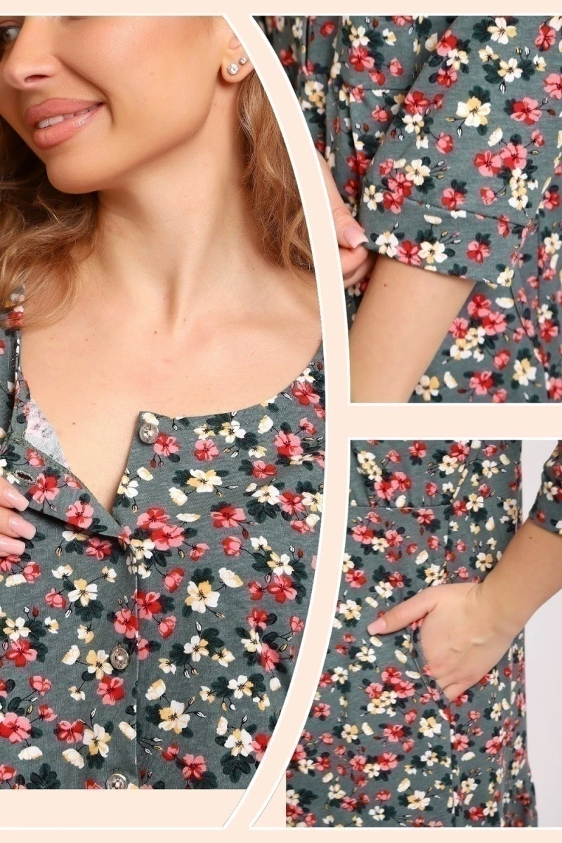 Платье 51208 (зеленый)