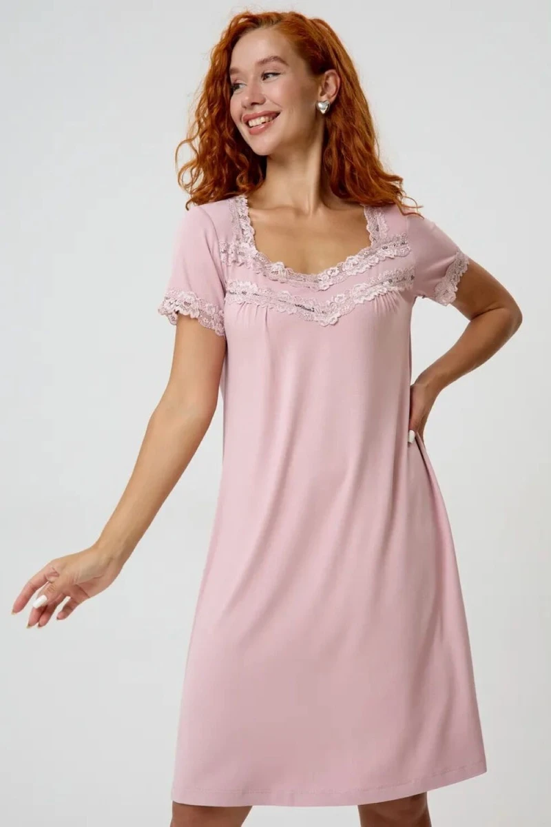 Сорочка Барбара (розовый)