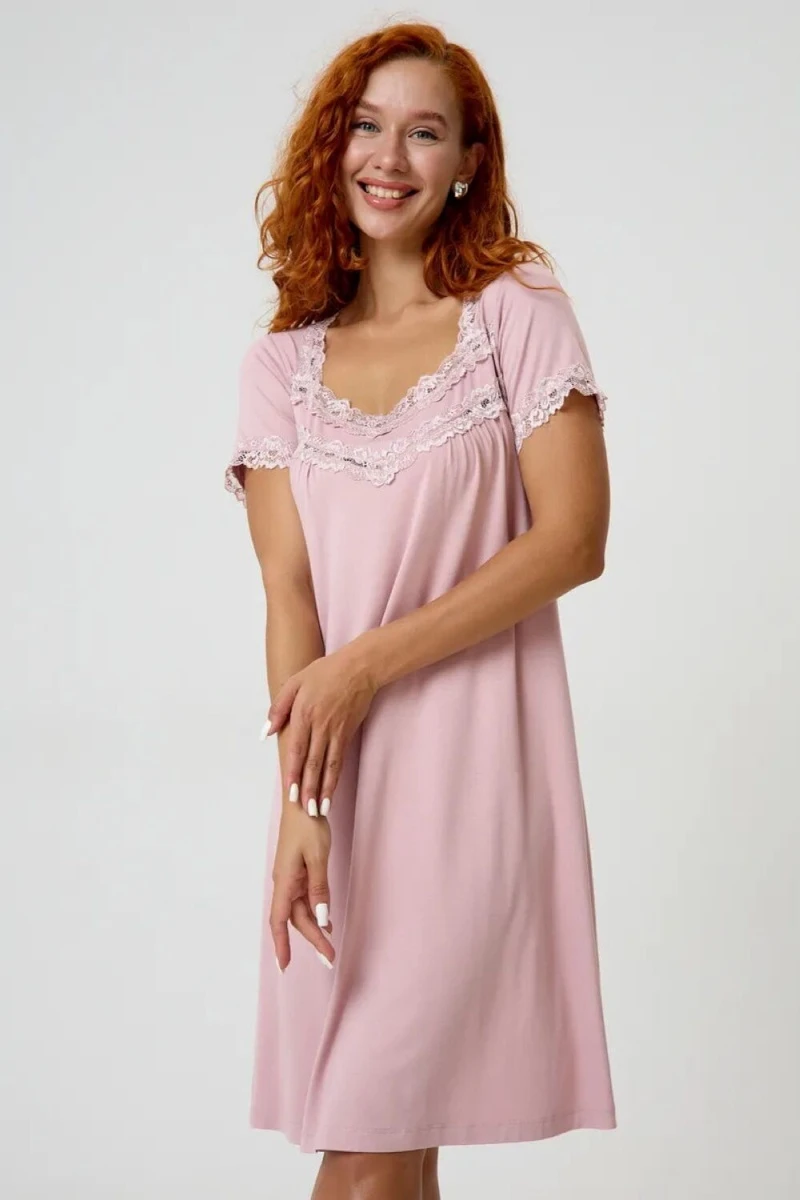 Сорочка Барбара (розовый)