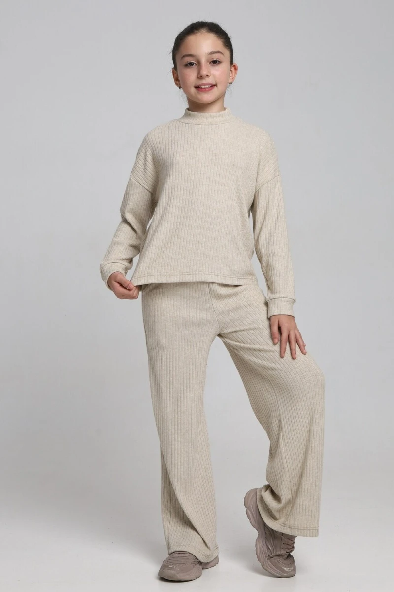 Костюм с брюками 35334 (бежевый)