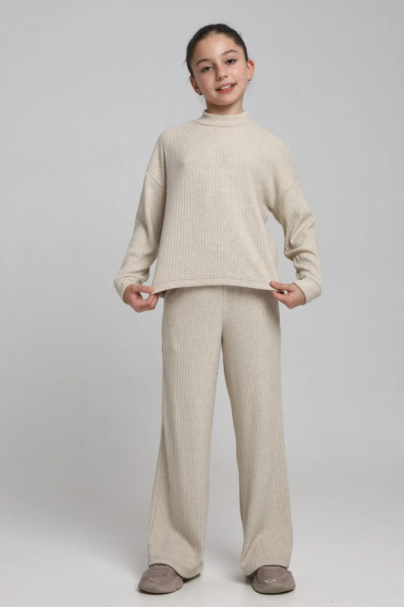 Костюм с брюками 35334 (бежевый)