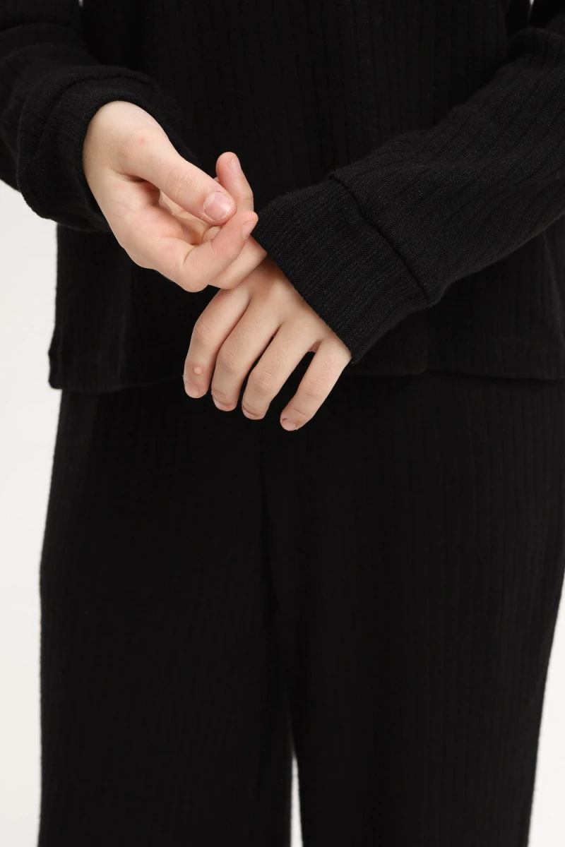 Костюм с брюками 35334 (черный)