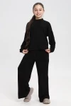 Костюм с брюками 35334 (черный)