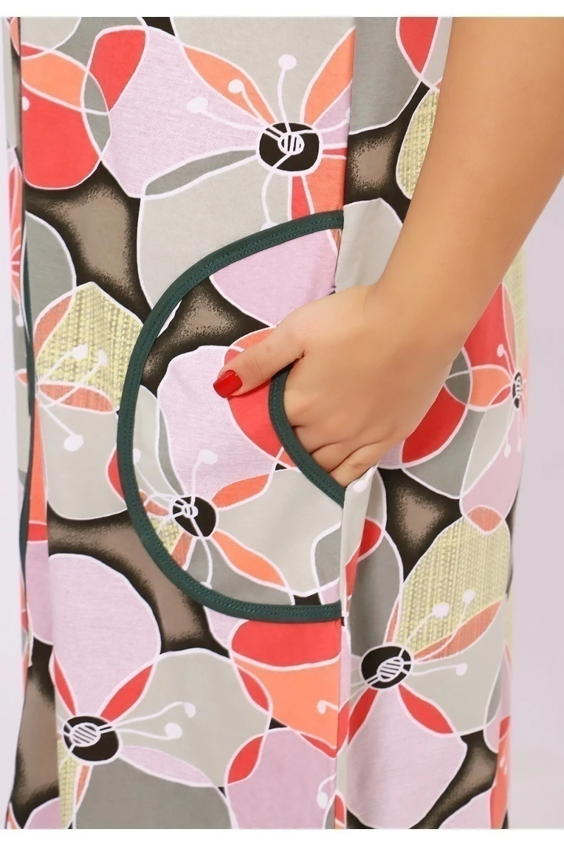 Халат 520 больших размеров (зеленый)