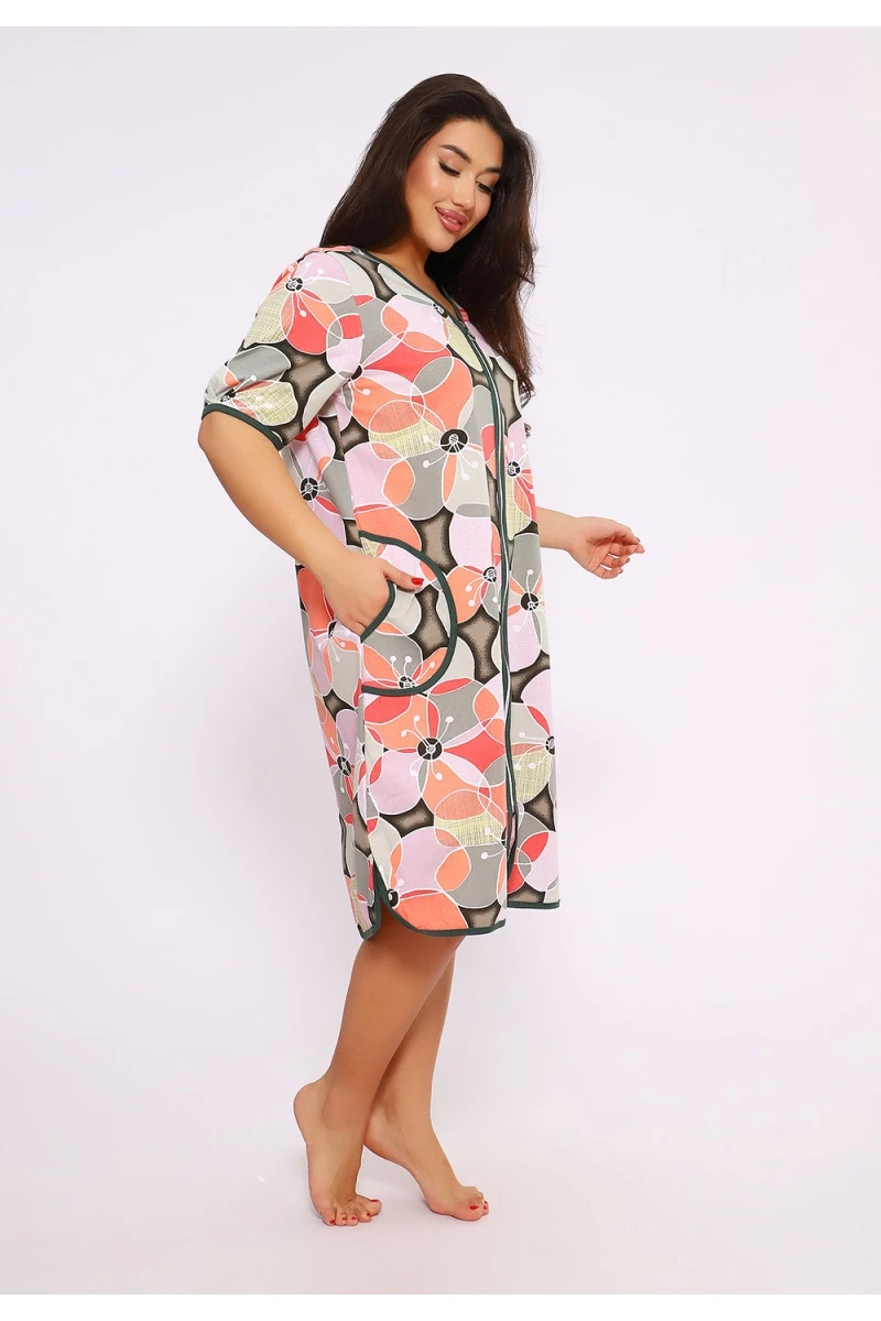 Халат 520 больших размеров (зеленый)