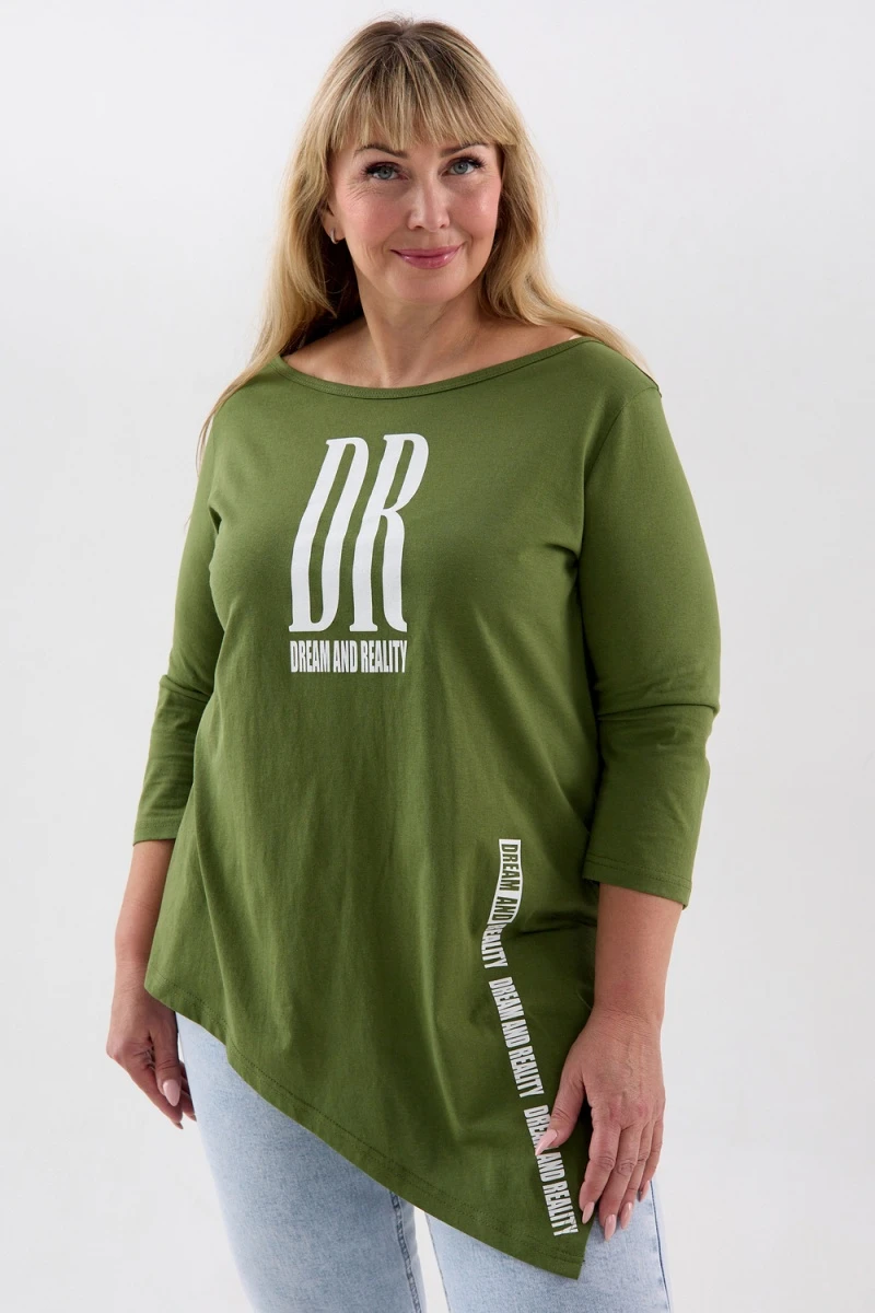 Туника Т-хвост (хаки)