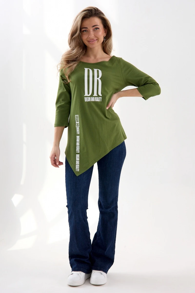 Туника Т-хвост (хаки)