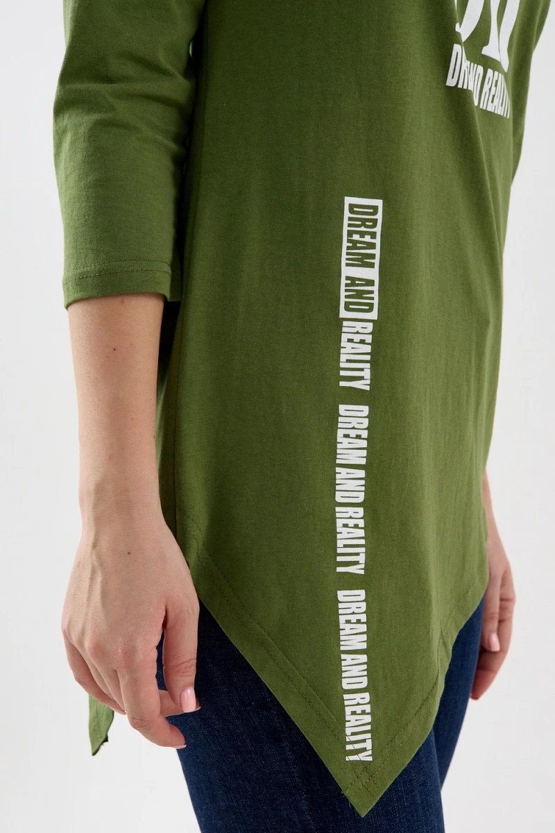 Туника Т-хвост (хаки)