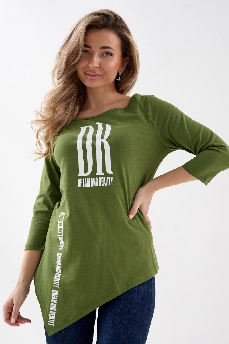 Туника Т-хвост (хаки)