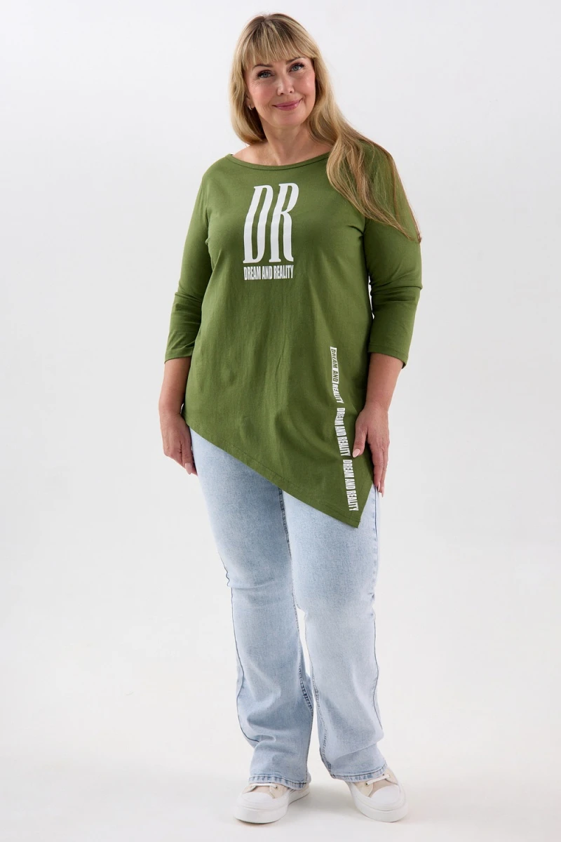 Туника Т-хвост (хаки)