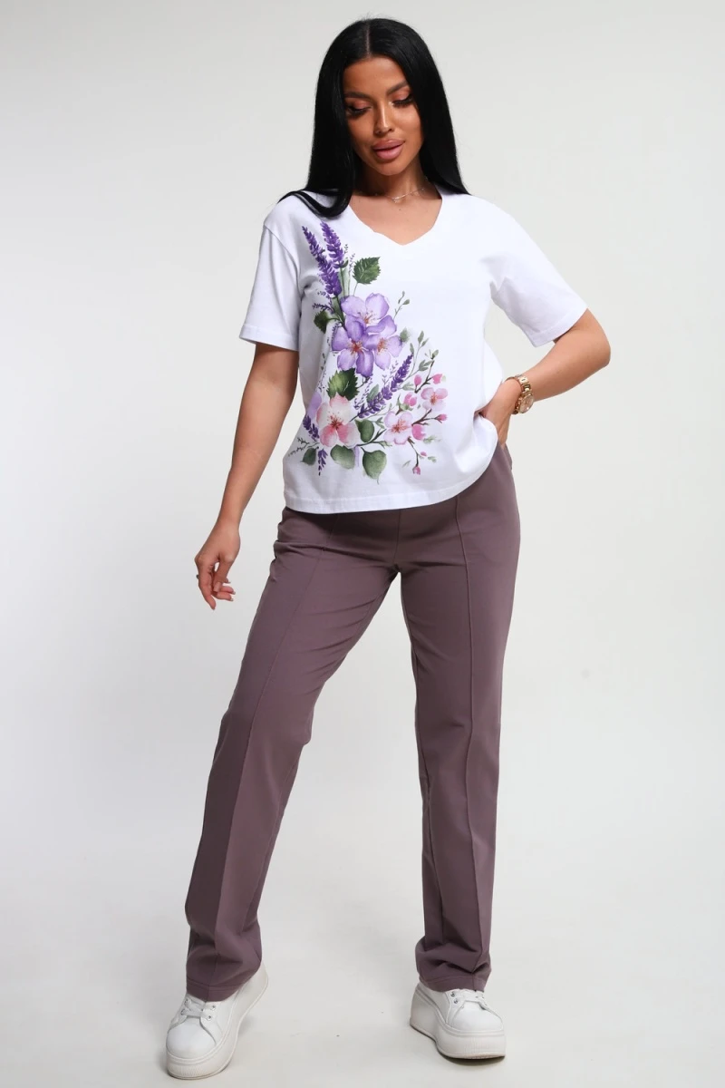 Костюм с брюками 74725 (корица)