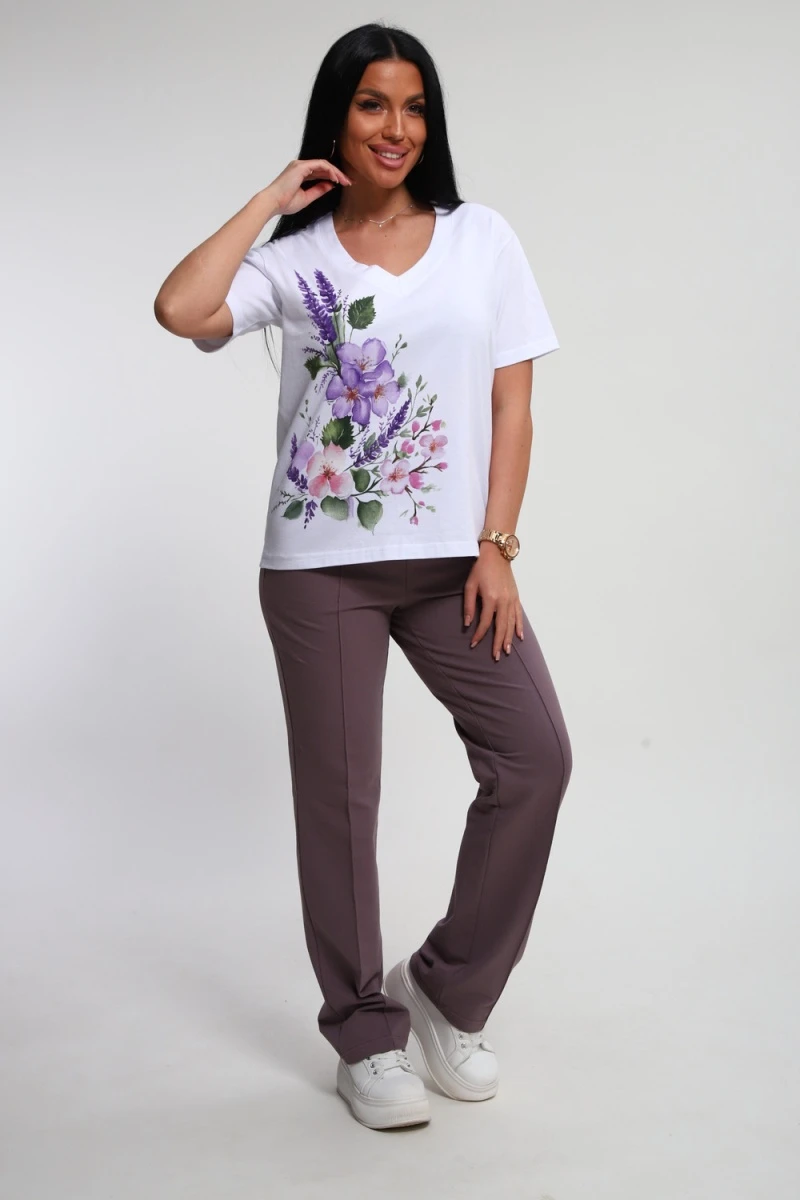 Костюм с брюками 74725 (корица)