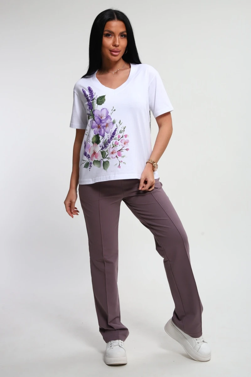 Костюм с брюками 74725 (корица)