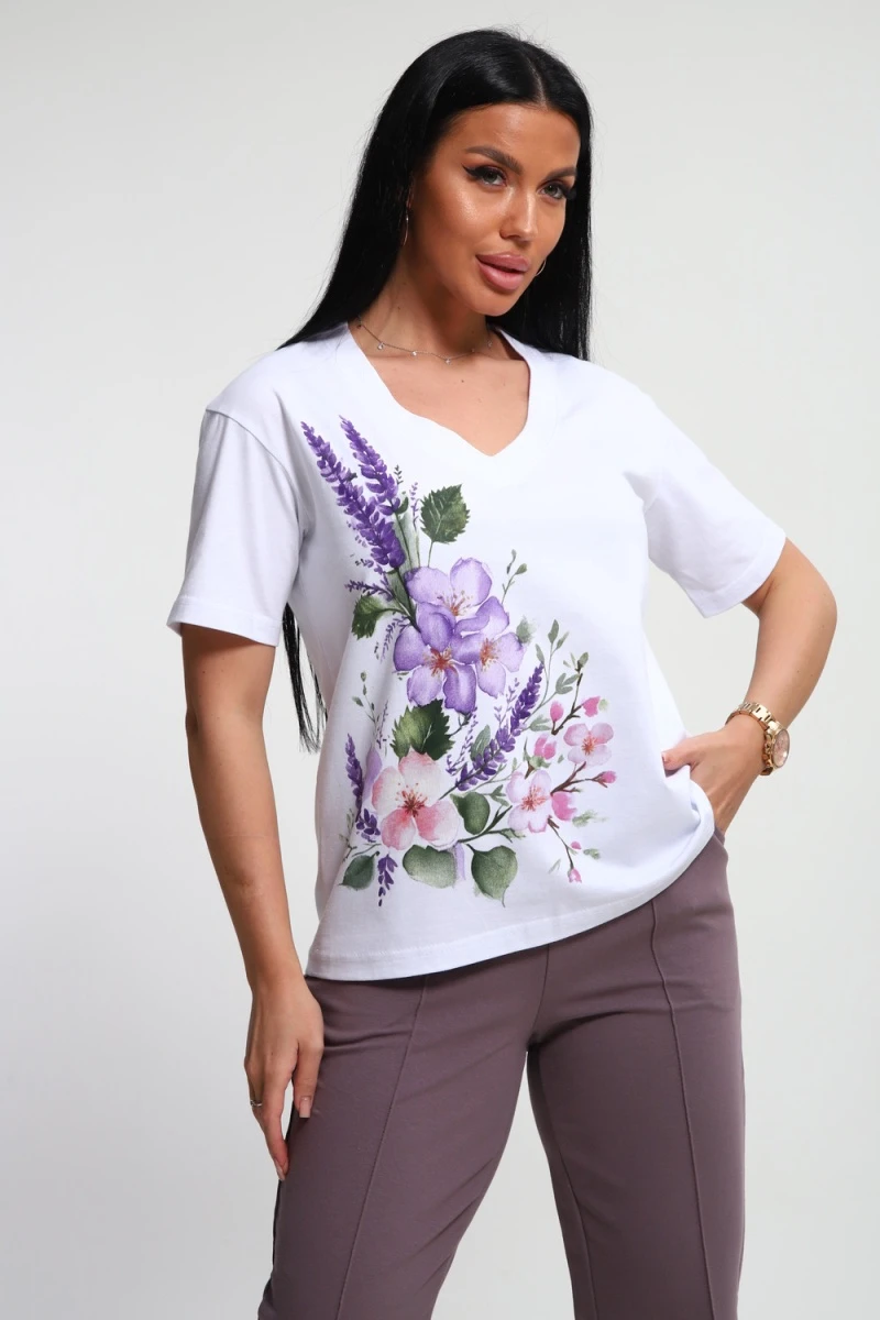 Костюм с брюками 74725 (корица)