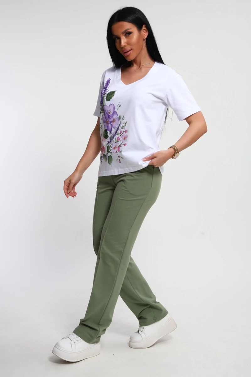 Костюм с брюками 74725 (фисташковый)