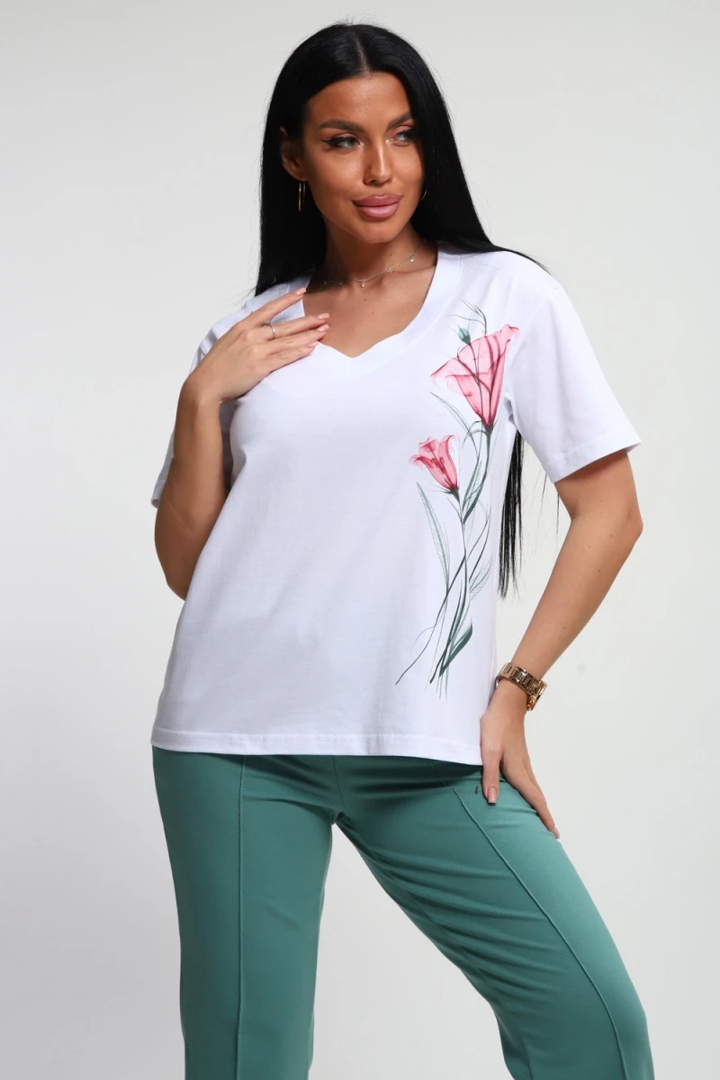 Костюм с брюками 74724 (изумрудный)