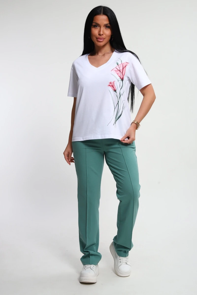 Костюм с брюками 74724 (изумрудный)