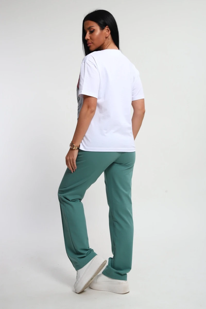 Костюм с брюками 74724 (изумрудный)