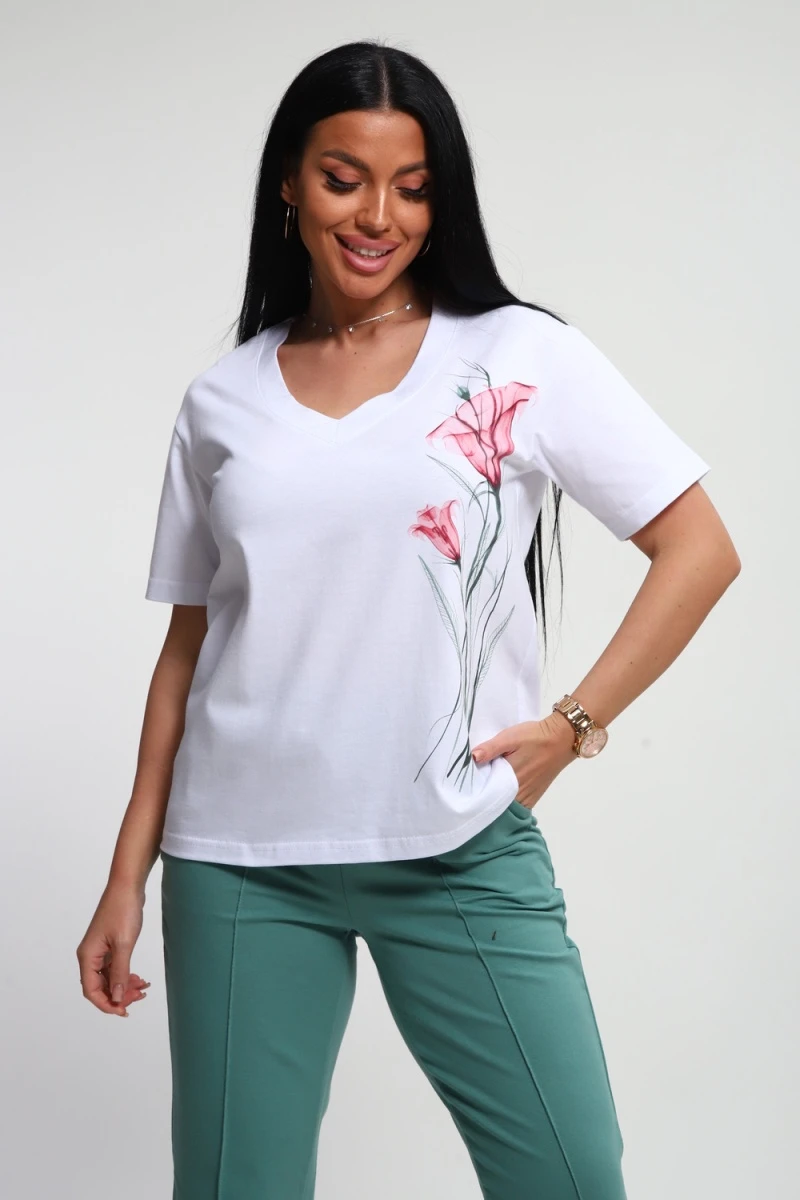 Костюм с брюками 74724 (изумрудный)